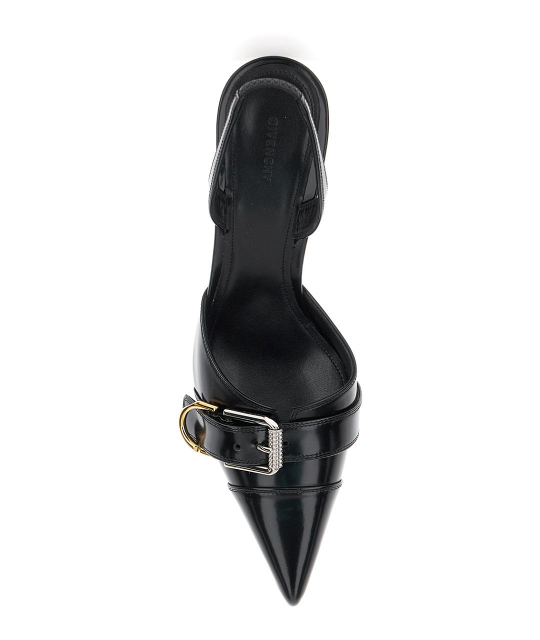 GIVENCHY Черные кожаные туфли, фото 4