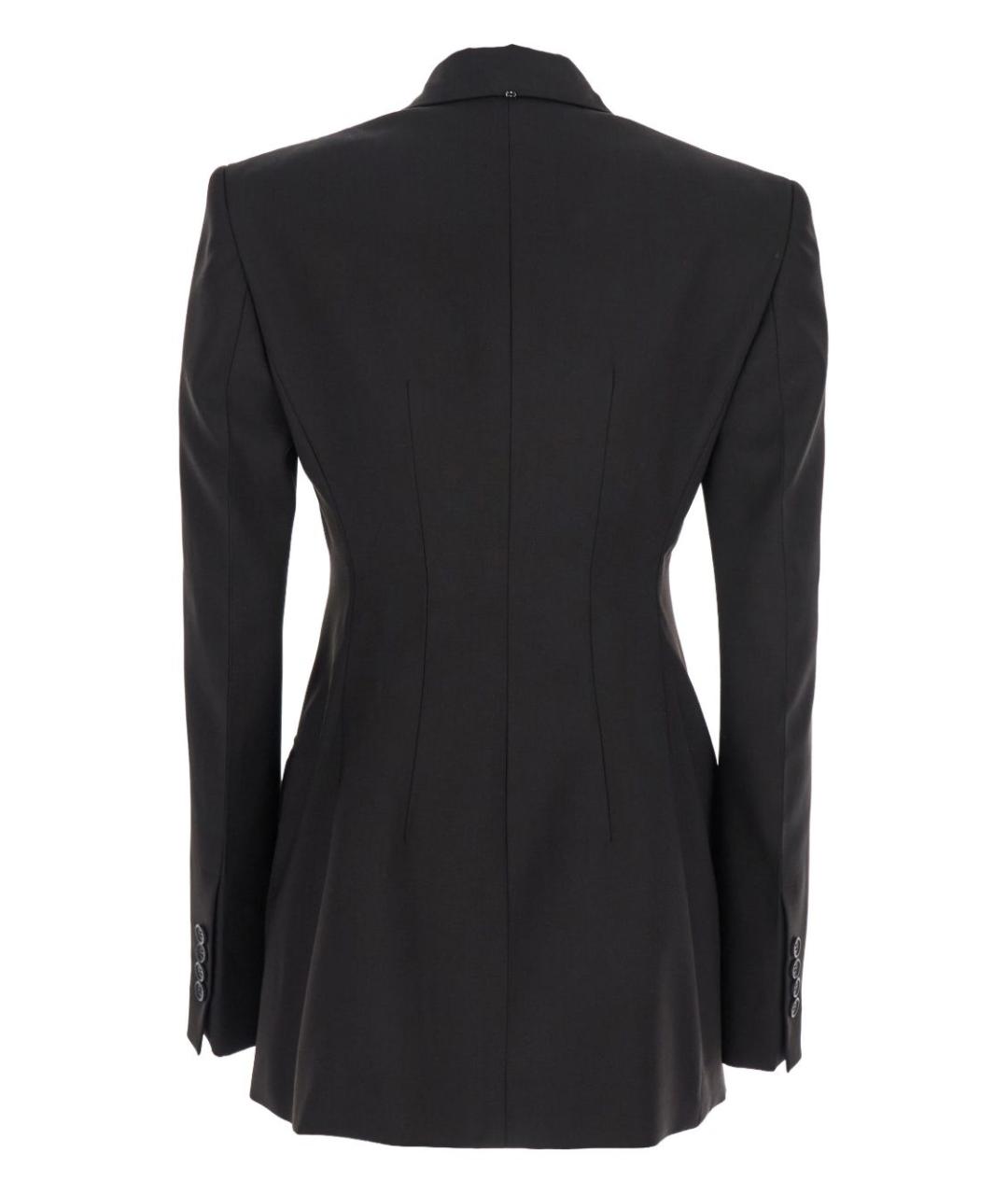 SPORTMAX Черный шерстяной жакет/пиджак, фото 2