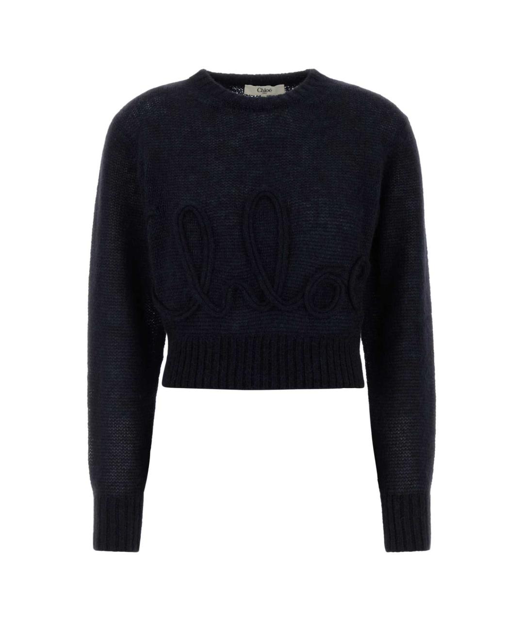 CHLOE Синий шерстяной джемпер / свитер, фото 1