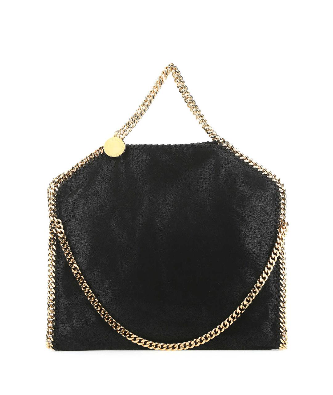 STELLA MCCARTNEY Черная синтетическая сумка с короткими ручками, фото 1