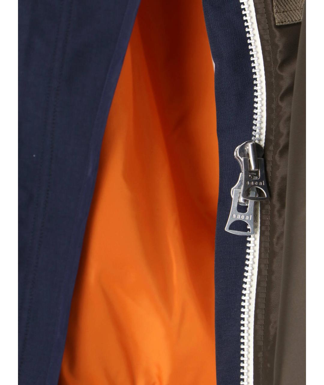 SACAI Зеленая полиамидовая куртка, фото 5