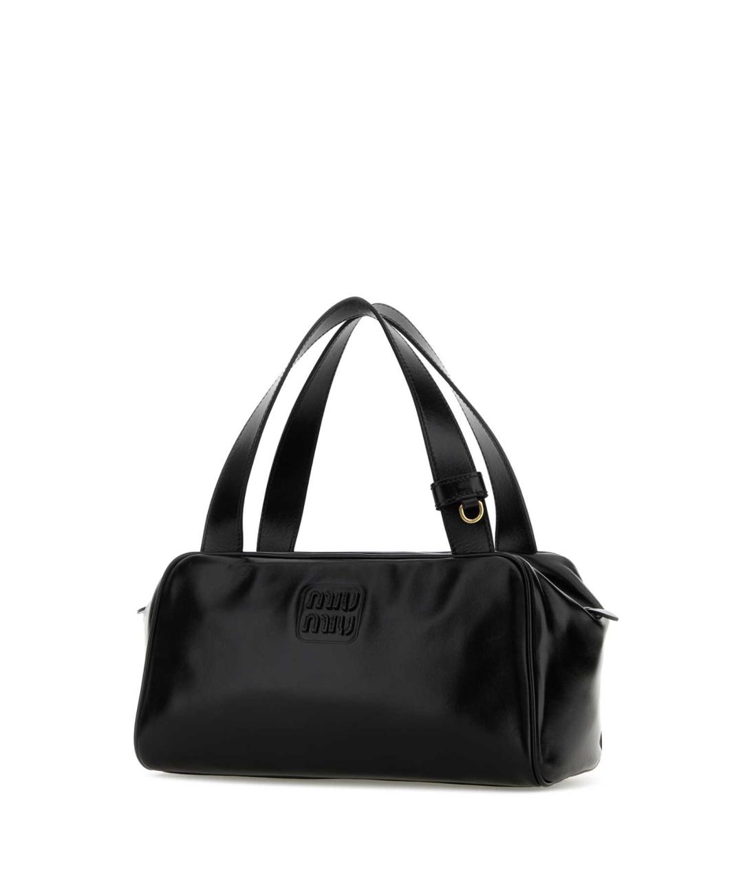 MIU MIU Черная кожаная сумка через плечо, фото 2