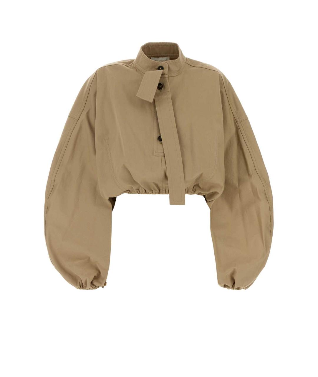 ZIMMERMANN Бежевая хлопковая блузы, фото 1