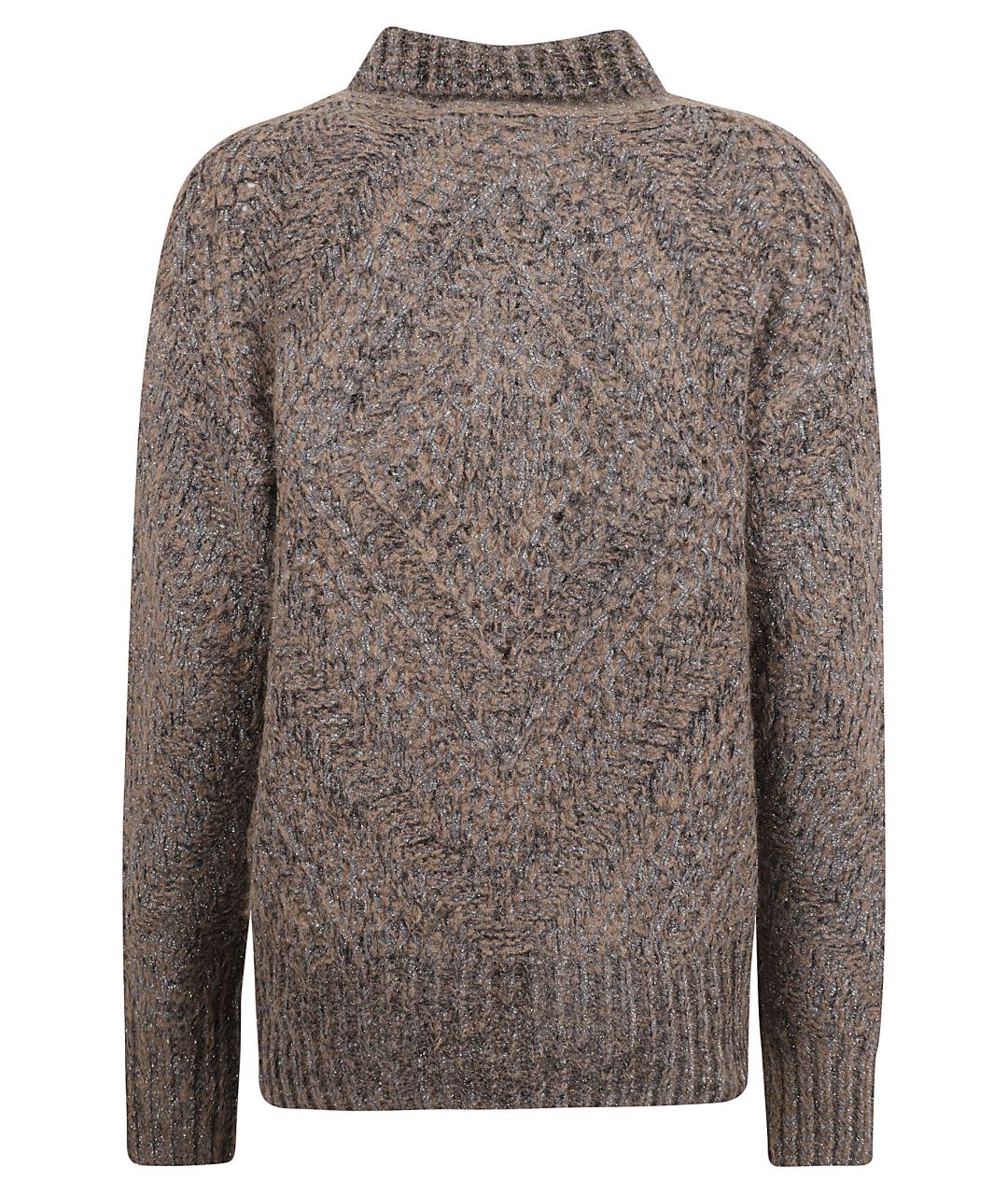 FABIANA FILIPPI Серый вискозный джемпер / свитер, фото 2