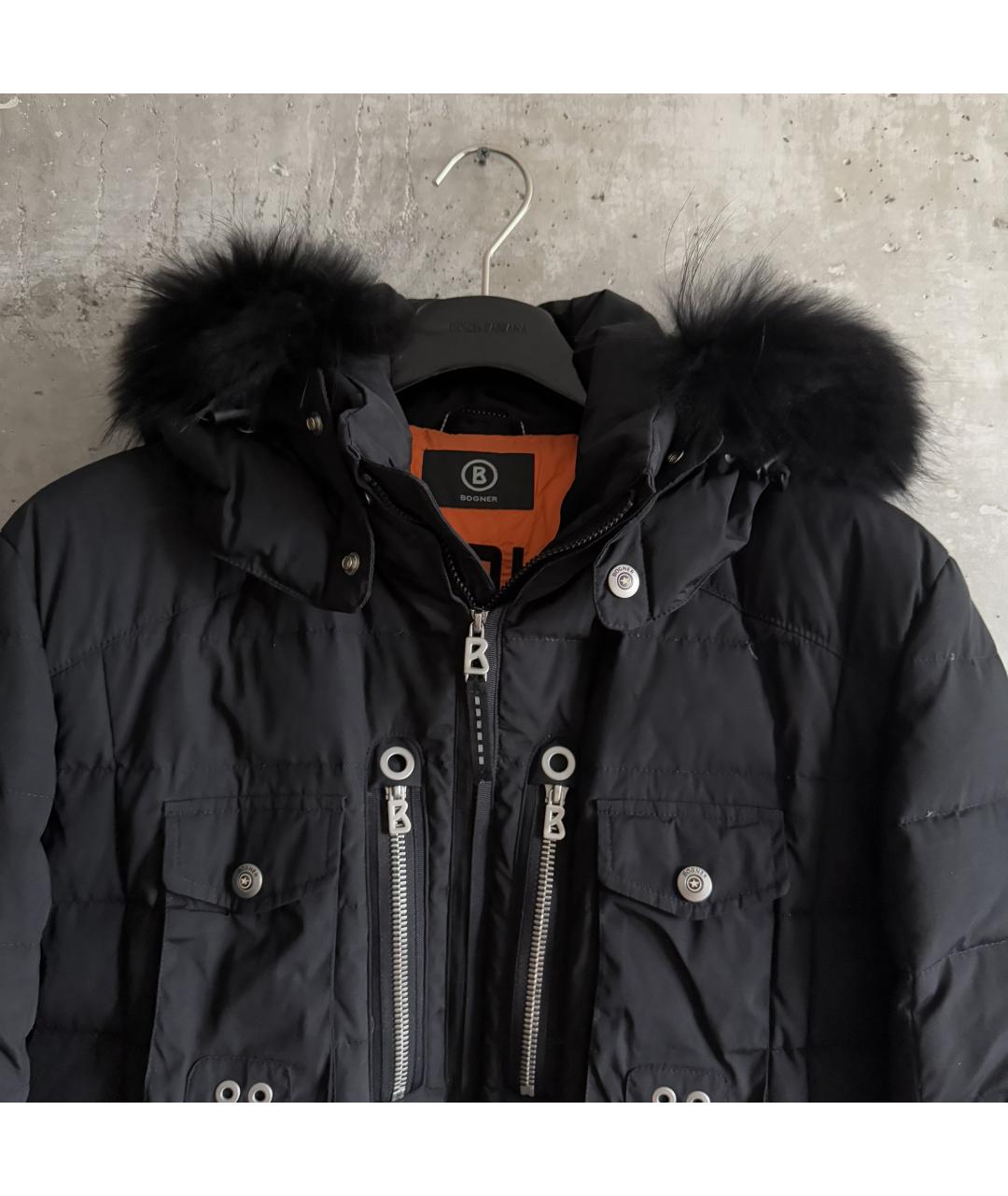 BOGNER Черная полиэстеровая куртка, фото 5
