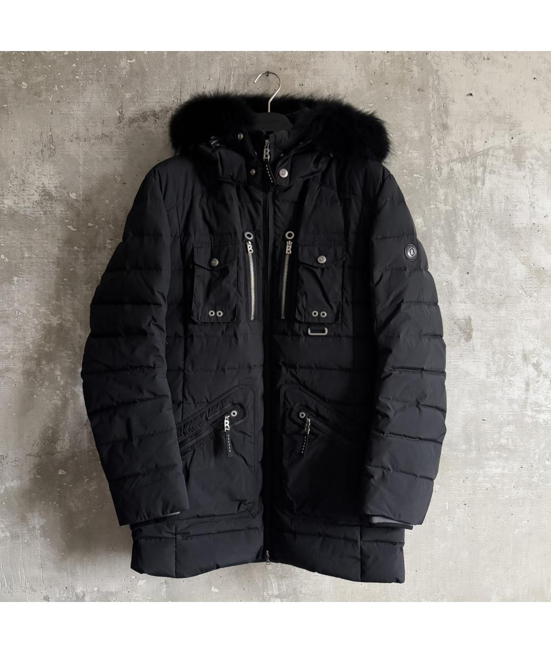 BOGNER Черная полиэстеровая куртка, фото 10