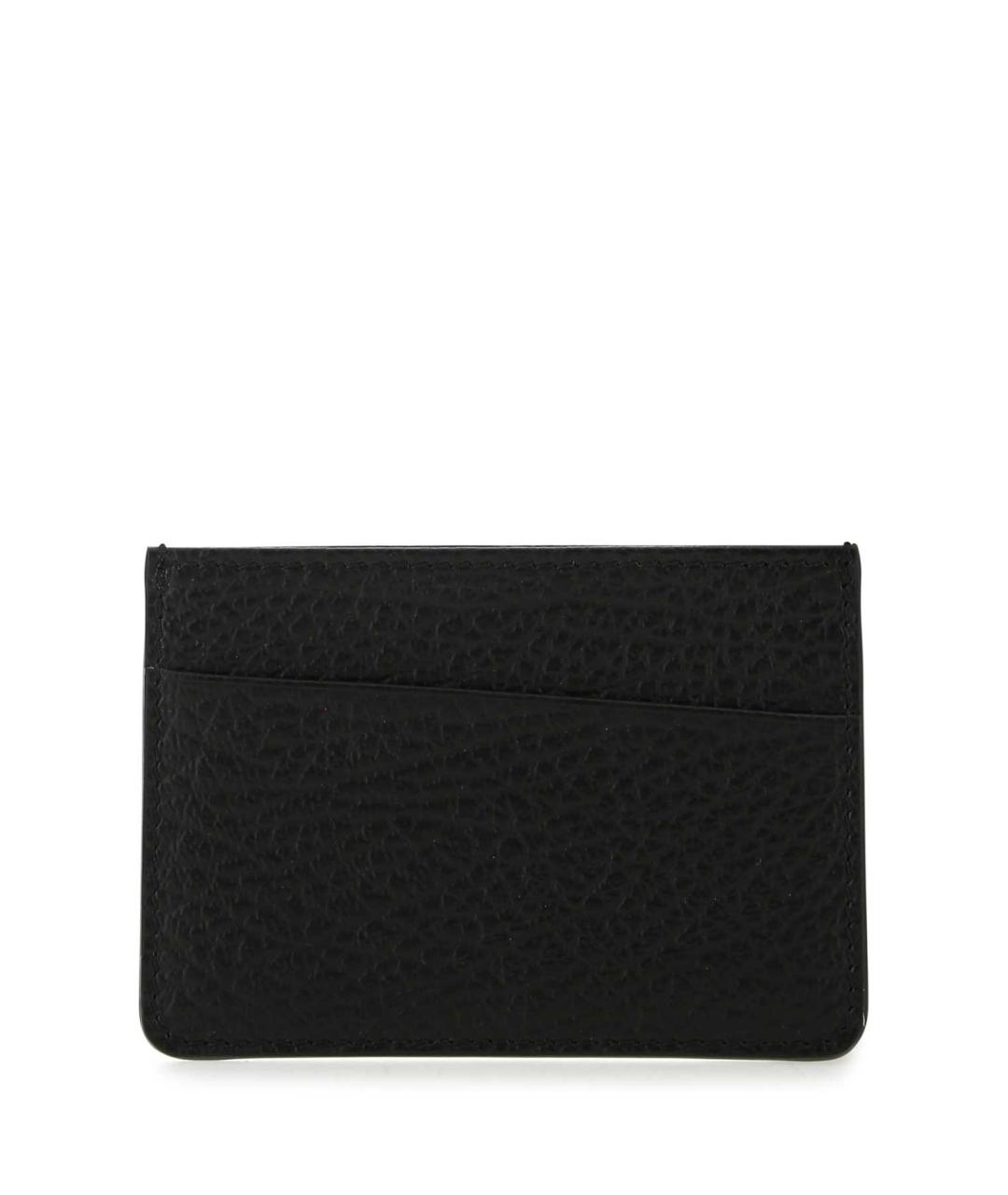 MAISON MARGIELA Черный кожаный кардхолдер, фото 1