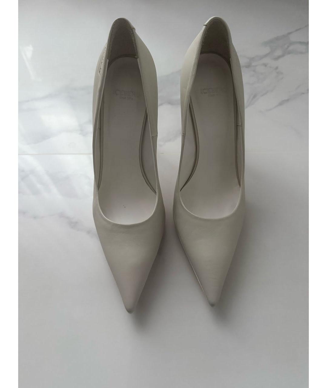 ICEBERG Белые кожаные туфли, фото 2