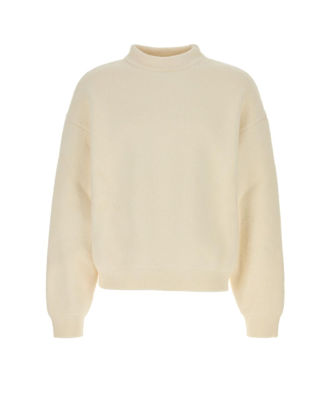 JACQUEMUS Белый хлопковый джемпер / свитер, фото 1