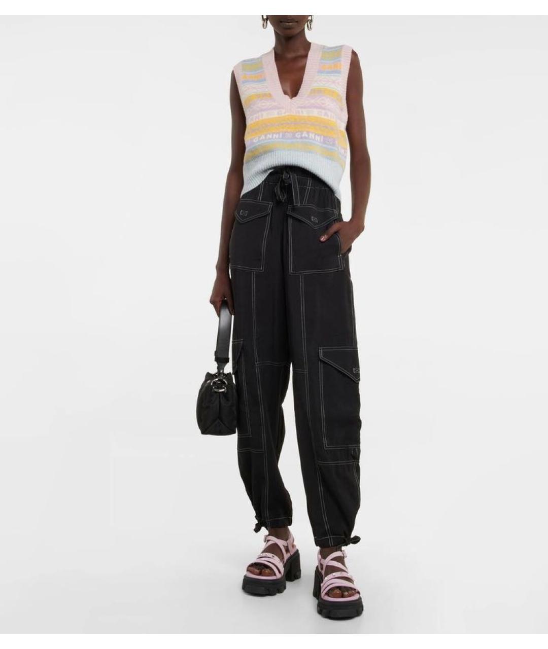 GANNI Мульти шерстяная жилетка, фото 2