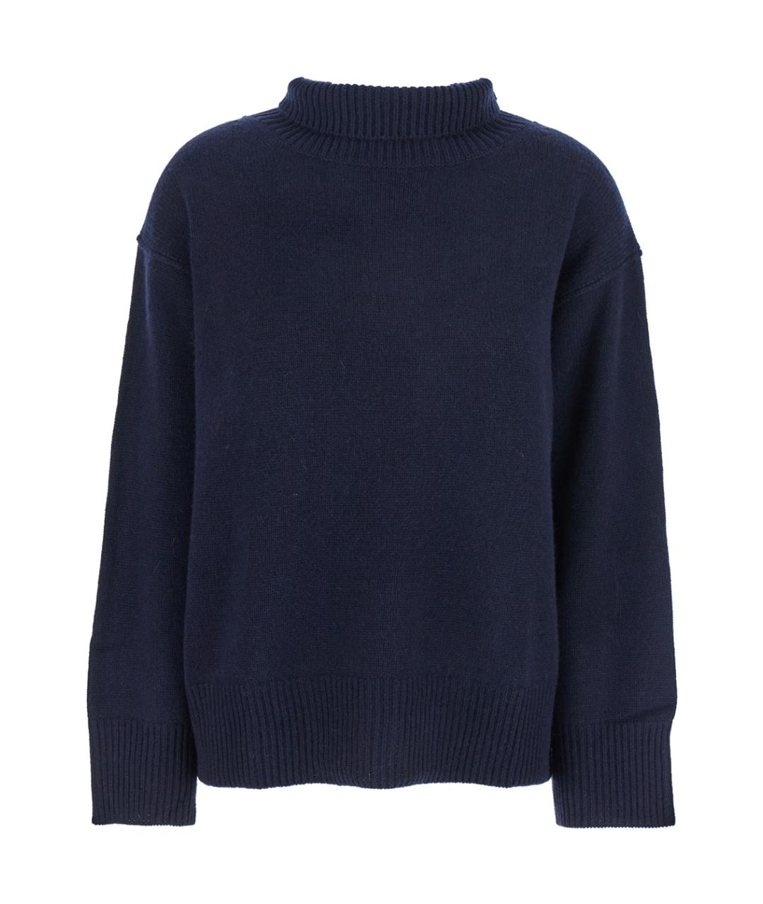 SOFT GOAT Синий кашемировый джемпер / свитер, фото 1