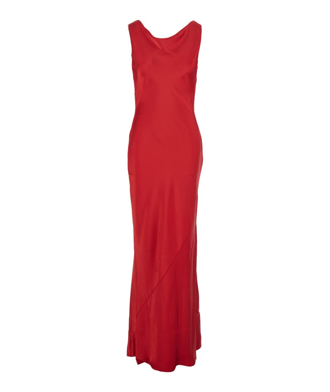 NORMA KAMALI Красное полиэстеровое вечернее платье, фото 1
