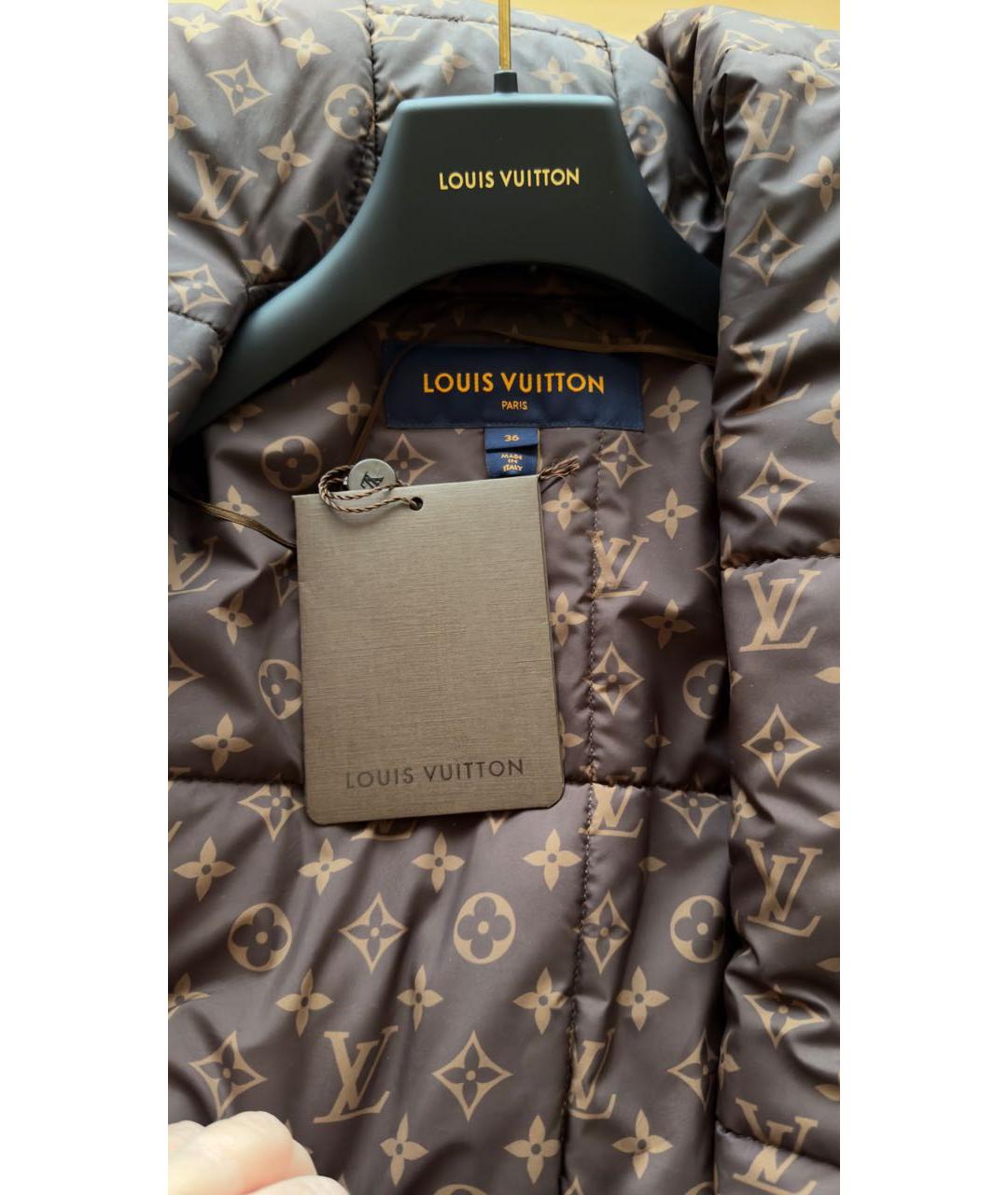 LOUIS VUITTON Черная полиамидовая куртка, фото 3