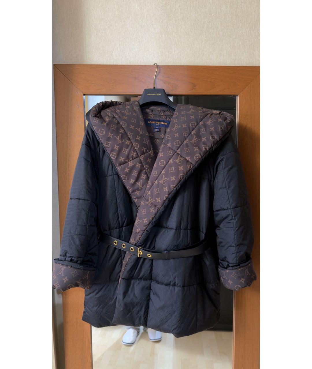 LOUIS VUITTON Черная полиамидовая куртка, фото 5