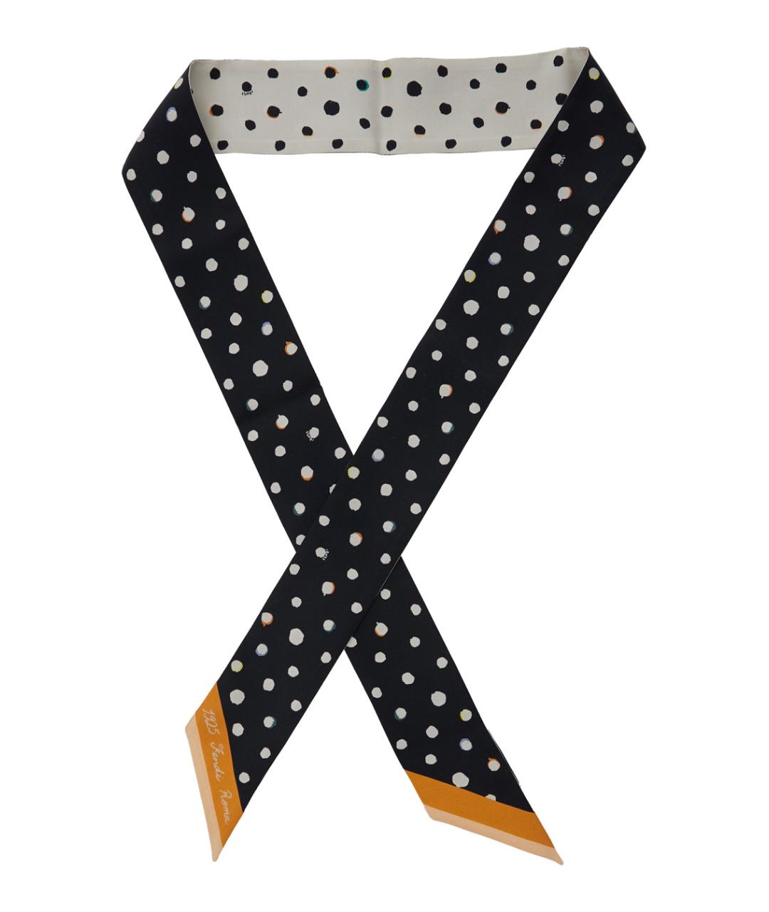 FENDI Мульти шелковый шарф, фото 2