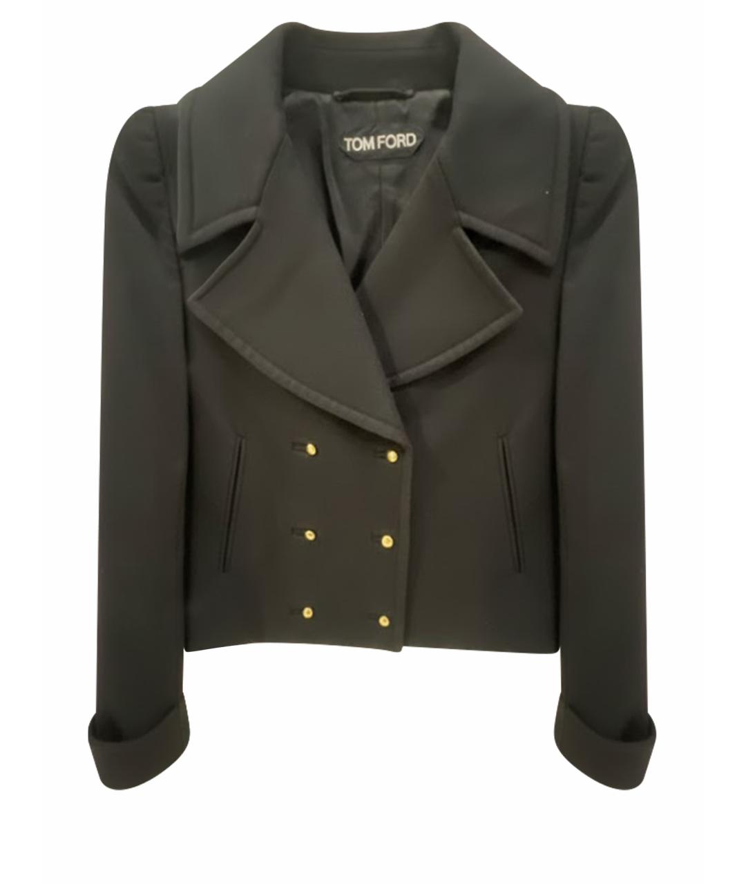 TOM FORD Черный шерстяной жакет/пиджак, фото 1