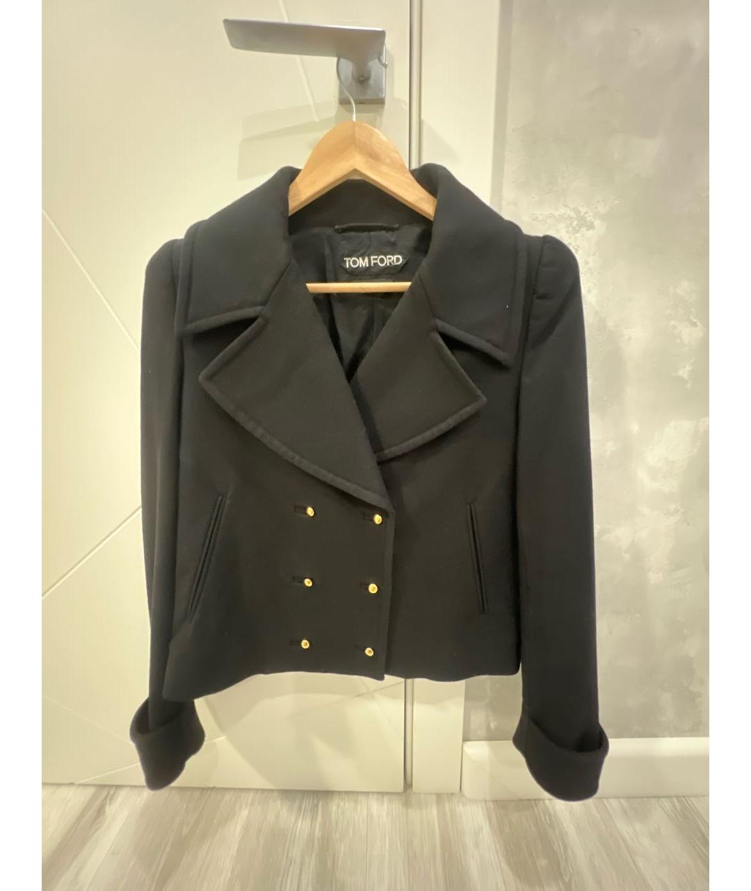 TOM FORD Черный шерстяной жакет/пиджак, фото 8