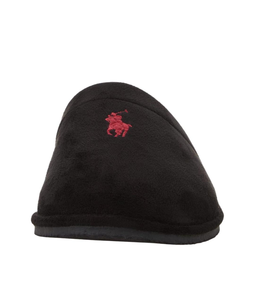 POLO RALPH LAUREN Черные шлепанцы, фото 5