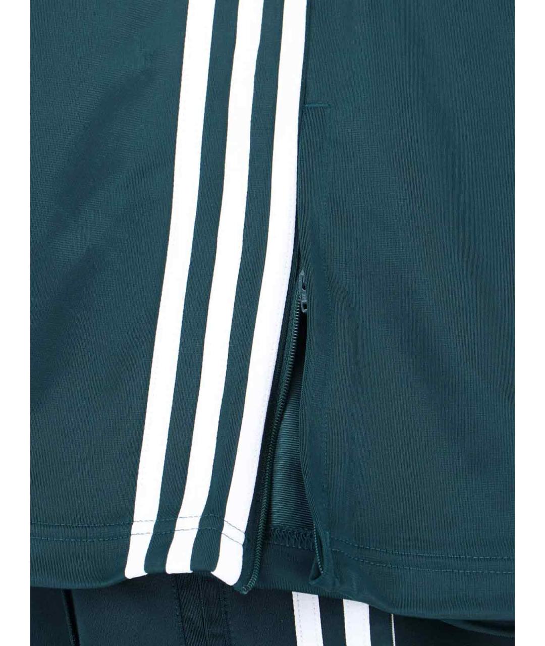ADIDAS Зеленые полиэстеровые прямые брюки, фото 5
