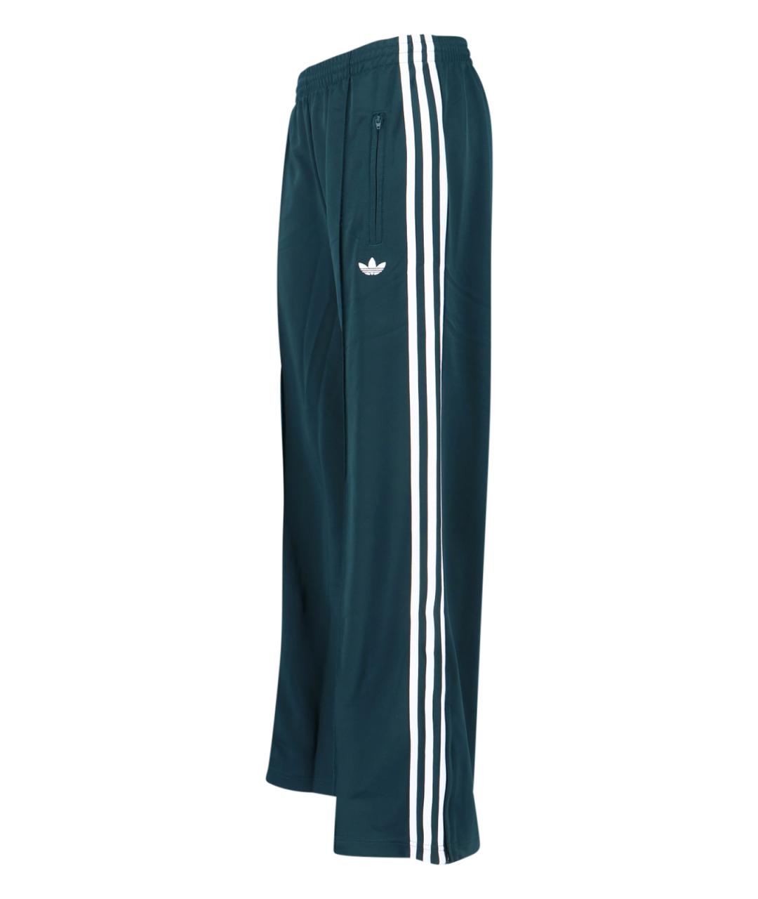ADIDAS Зеленые полиэстеровые прямые брюки, фото 3