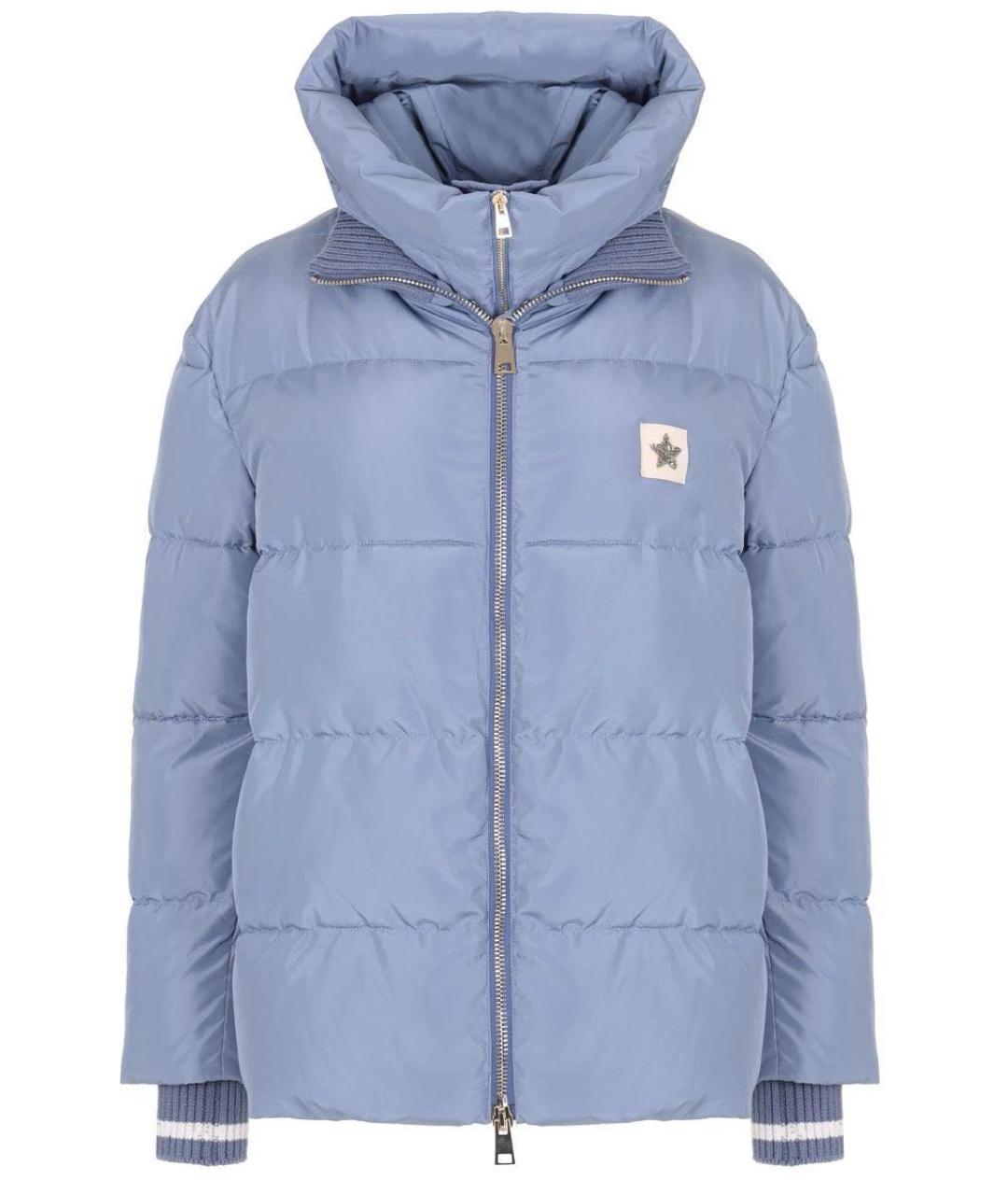 LORENA ANTONIAZZI Голубой полиэстеровый пуховик, фото 1