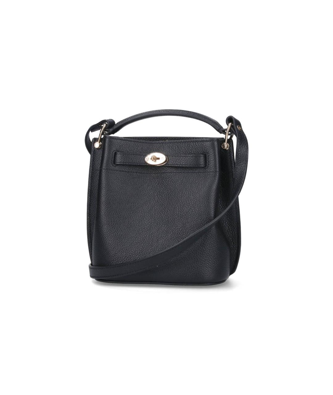 MULBERRY Черная кожаная сумка тоут, фото 2