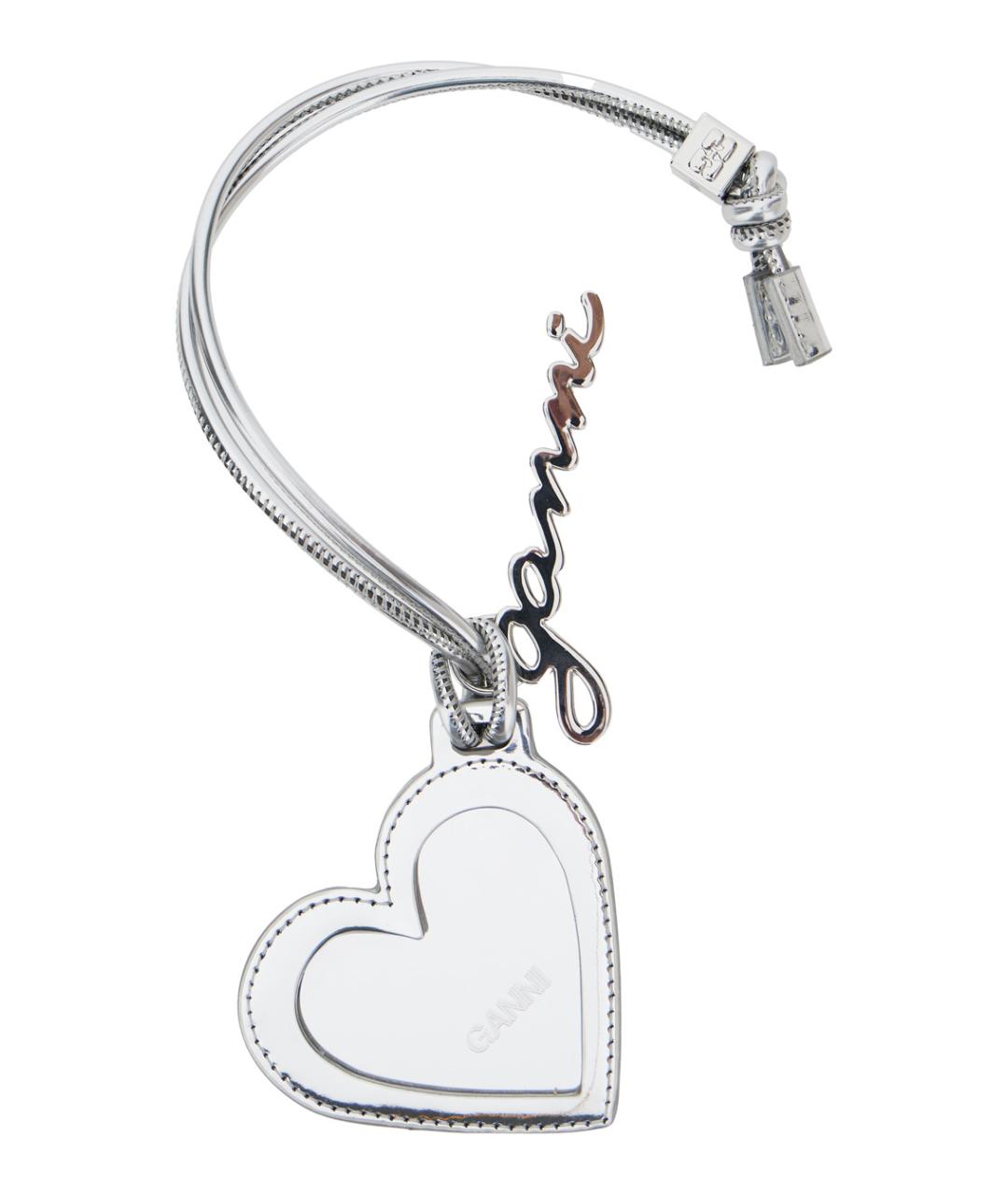 GANNI Серебрянный брелок, фото 1