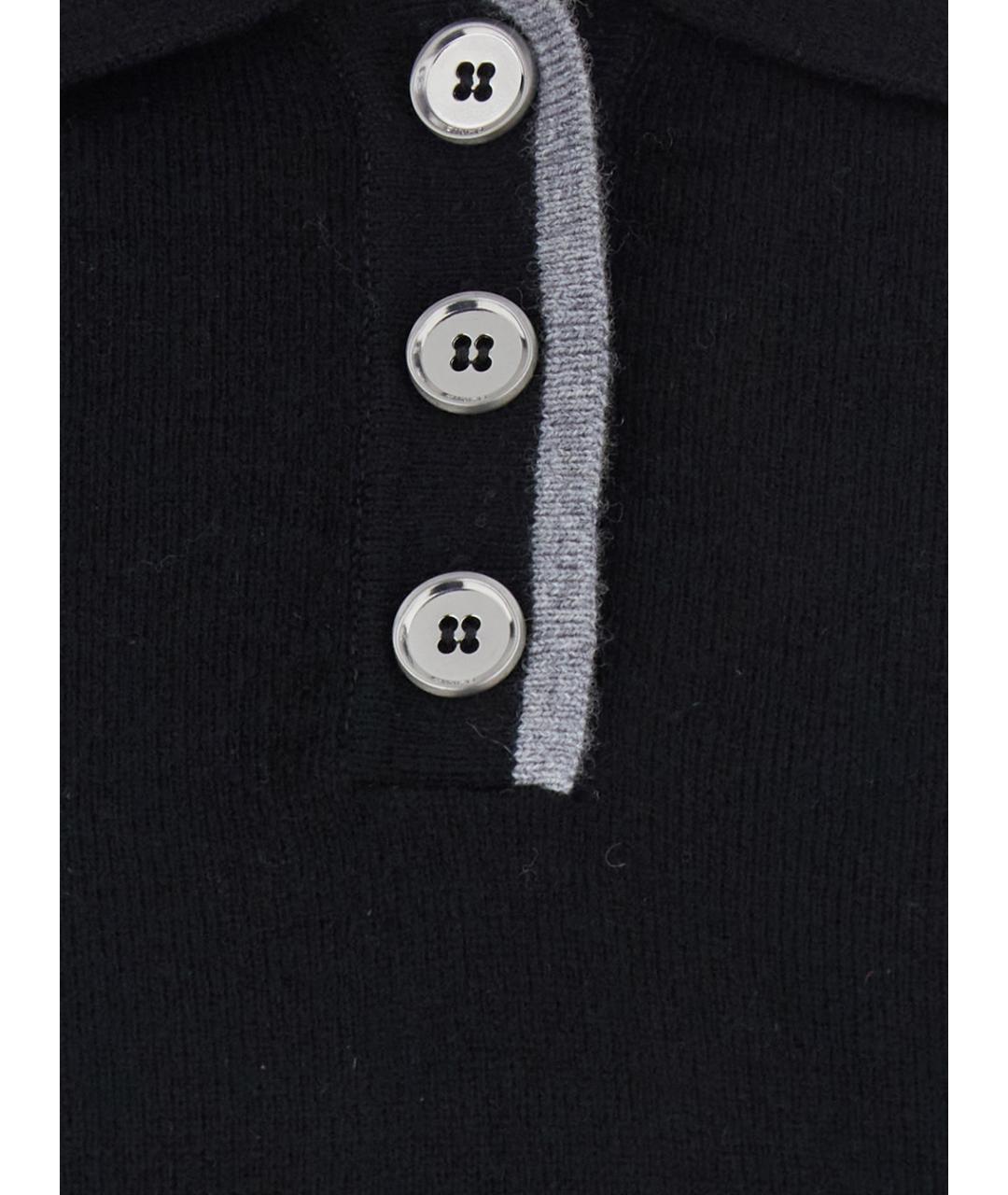 PINKO Черная шерстяная футболка, фото 3