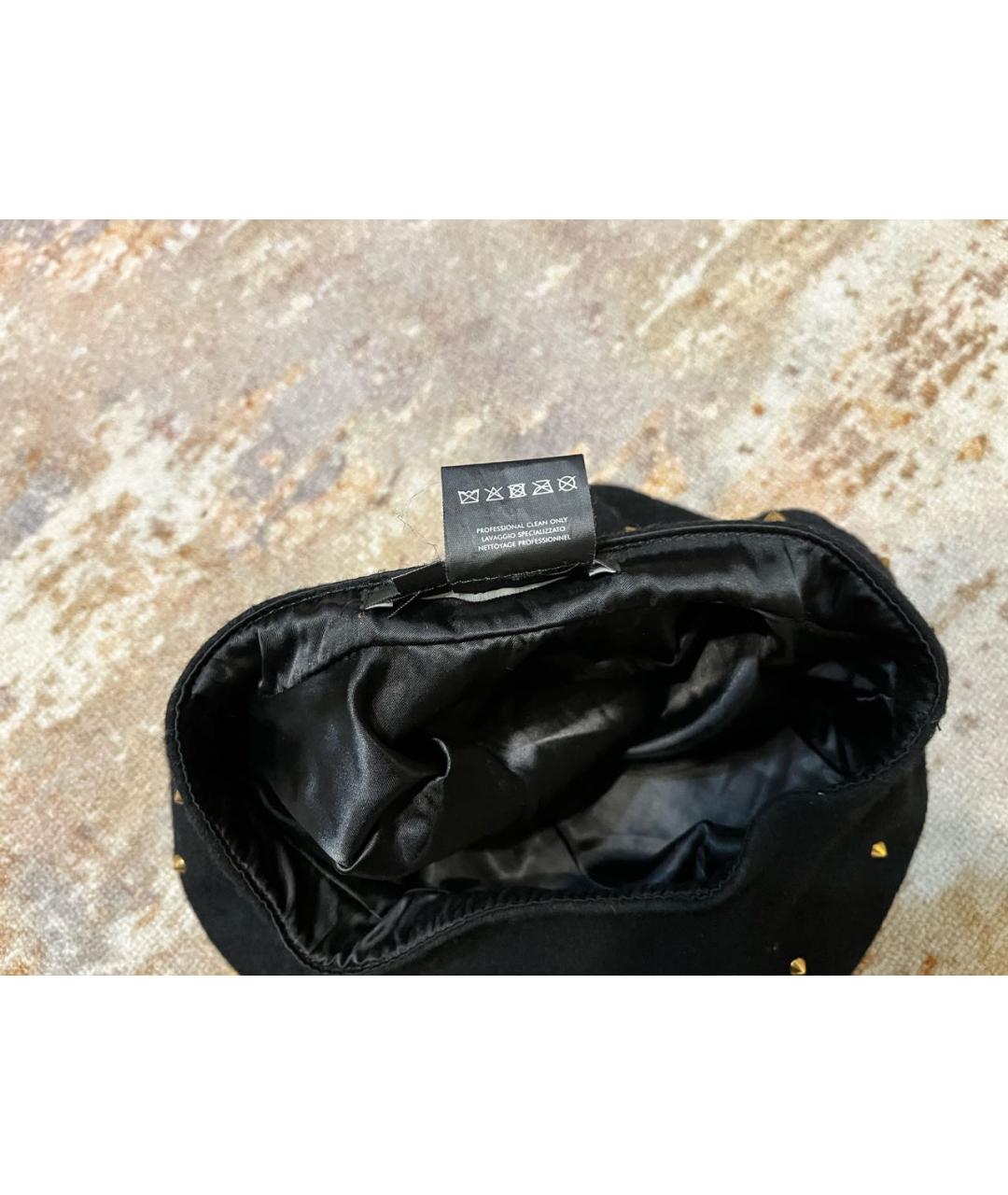 GUCCI Черная шерстяная шляпа, фото 7