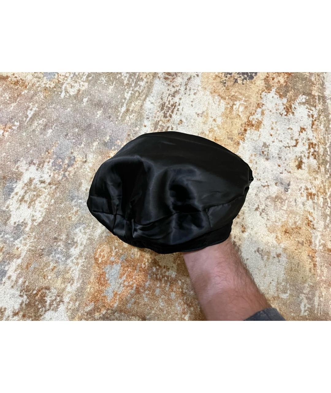 GUCCI Черная шерстяная шляпа, фото 4
