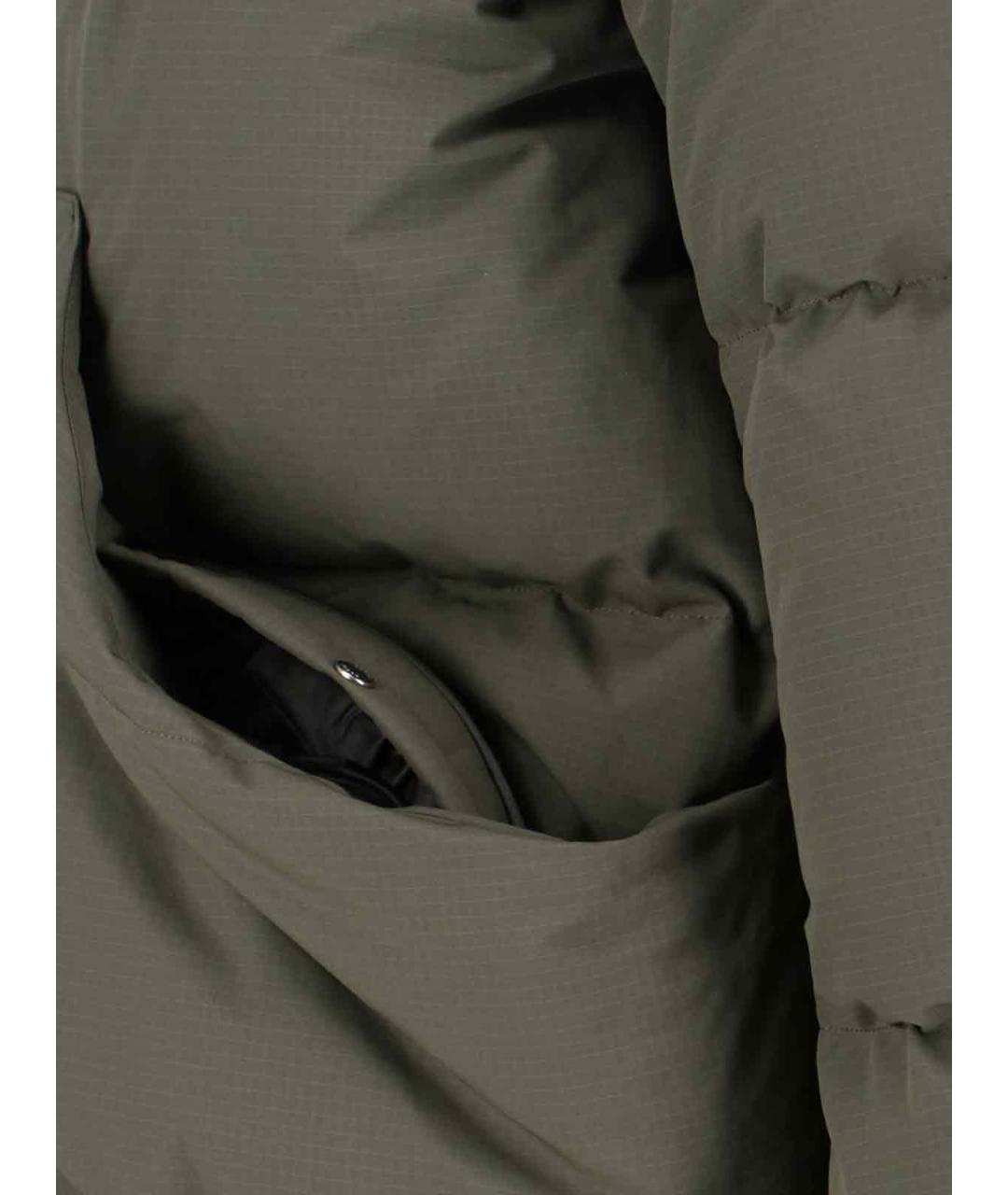 SACAI Зеленый полиэстеровый пуховик, фото 4