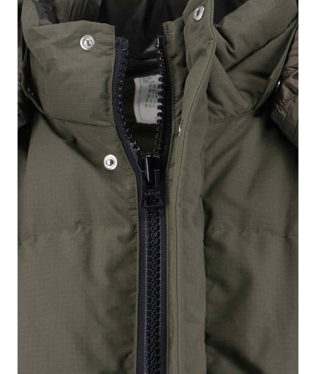 SACAI Зеленый полиэстеровый пуховик, фото 5