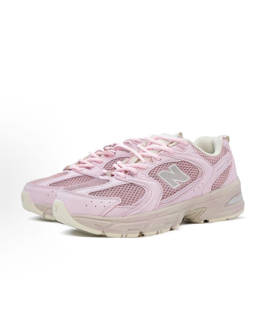 NEW BALANCE Розовые текстильные кроссовки, фото 2