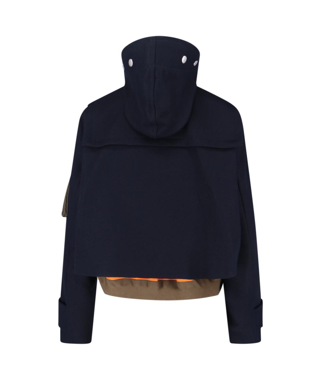 SACAI Синяя шерстяная куртка, фото 2