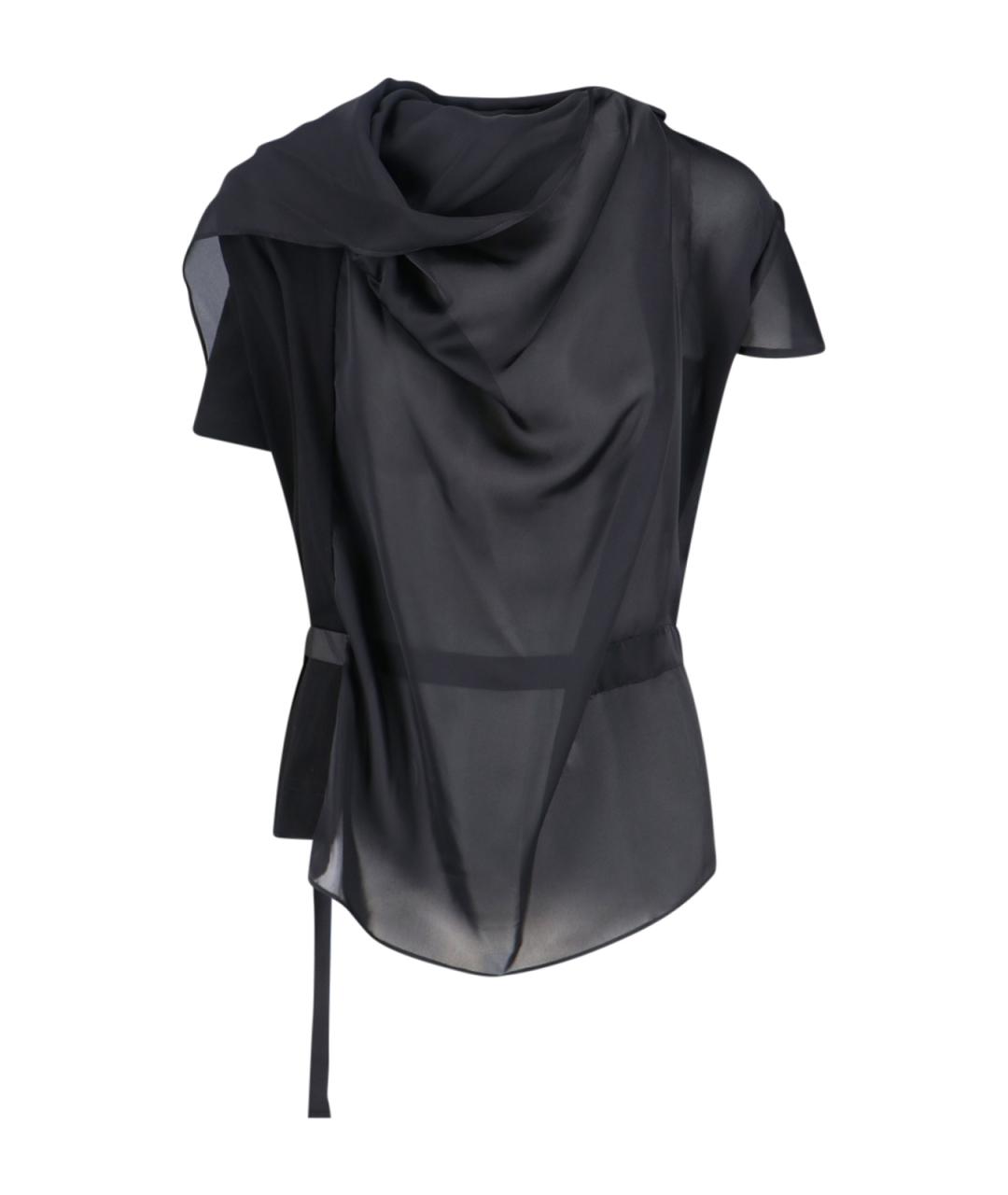 SACAI Черная хлопковая блузы, фото 1