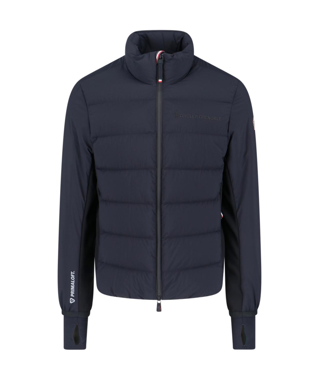 MONCLER GRENOBLE Черная полиэстеровая куртка, фото 1