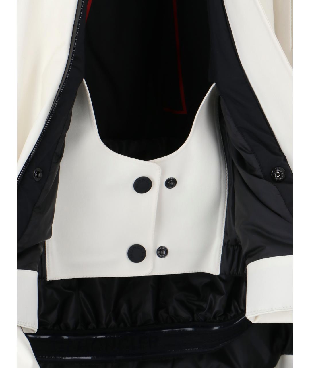 MONCLER GRENOBLE Белая полиэстеровая куртка, фото 3