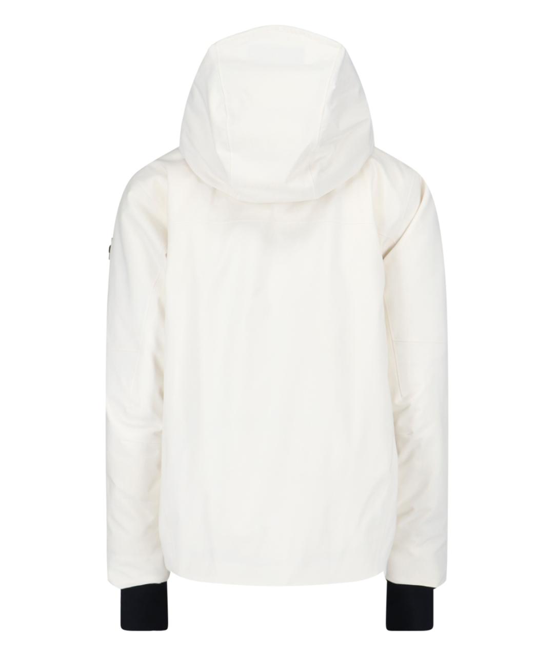 MONCLER GRENOBLE Белая полиэстеровая куртка, фото 2