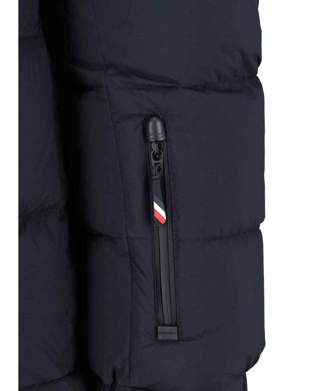 MONCLER GRENOBLE Черный полиэстеровый пуховик, фото 5