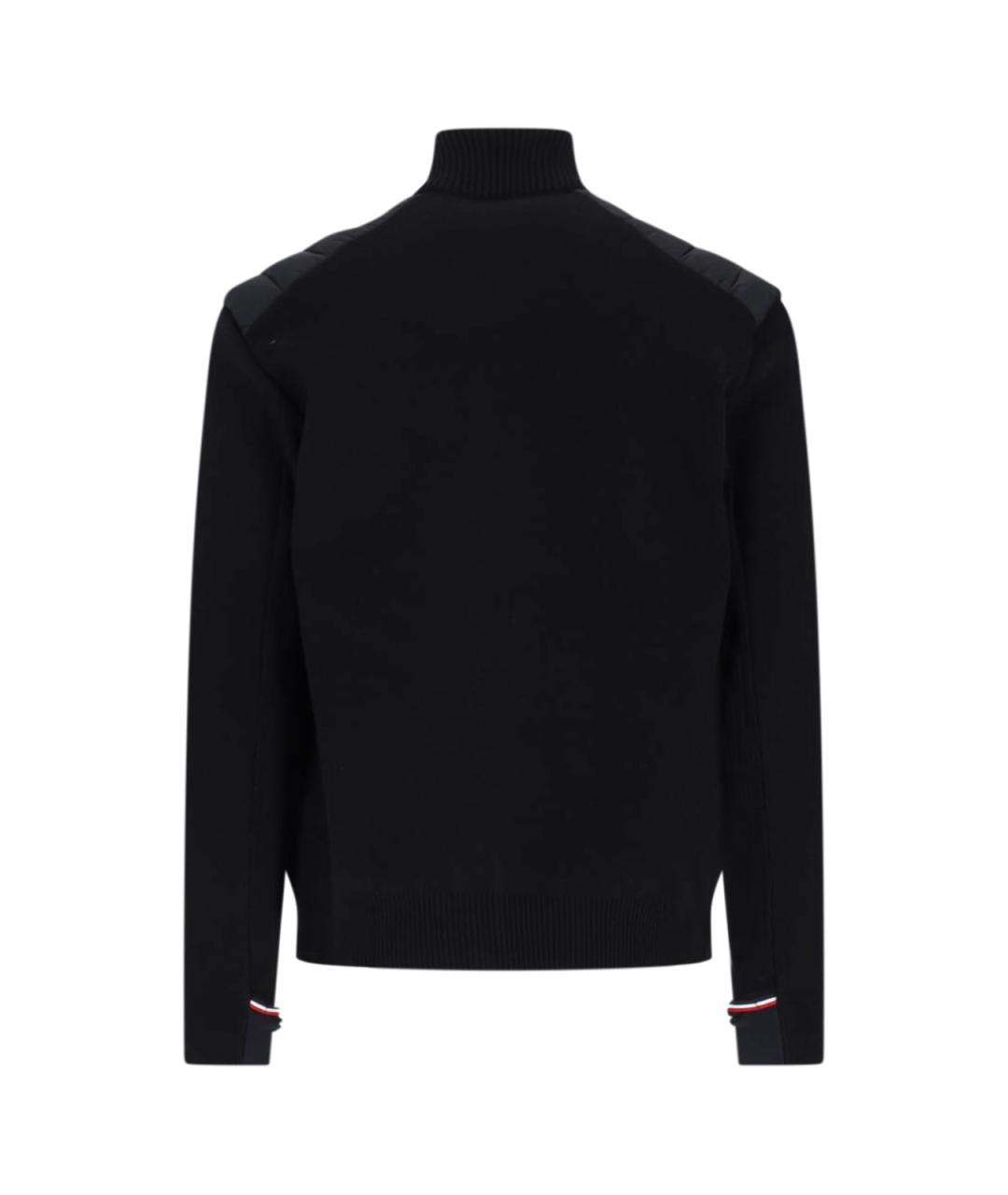 MONCLER GRENOBLE Черная шерстяная куртка, фото 2