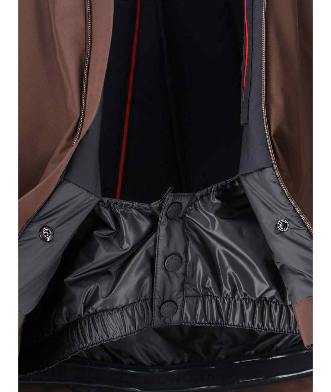 MONCLER GRENOBLE Коричневая куртка, фото 7