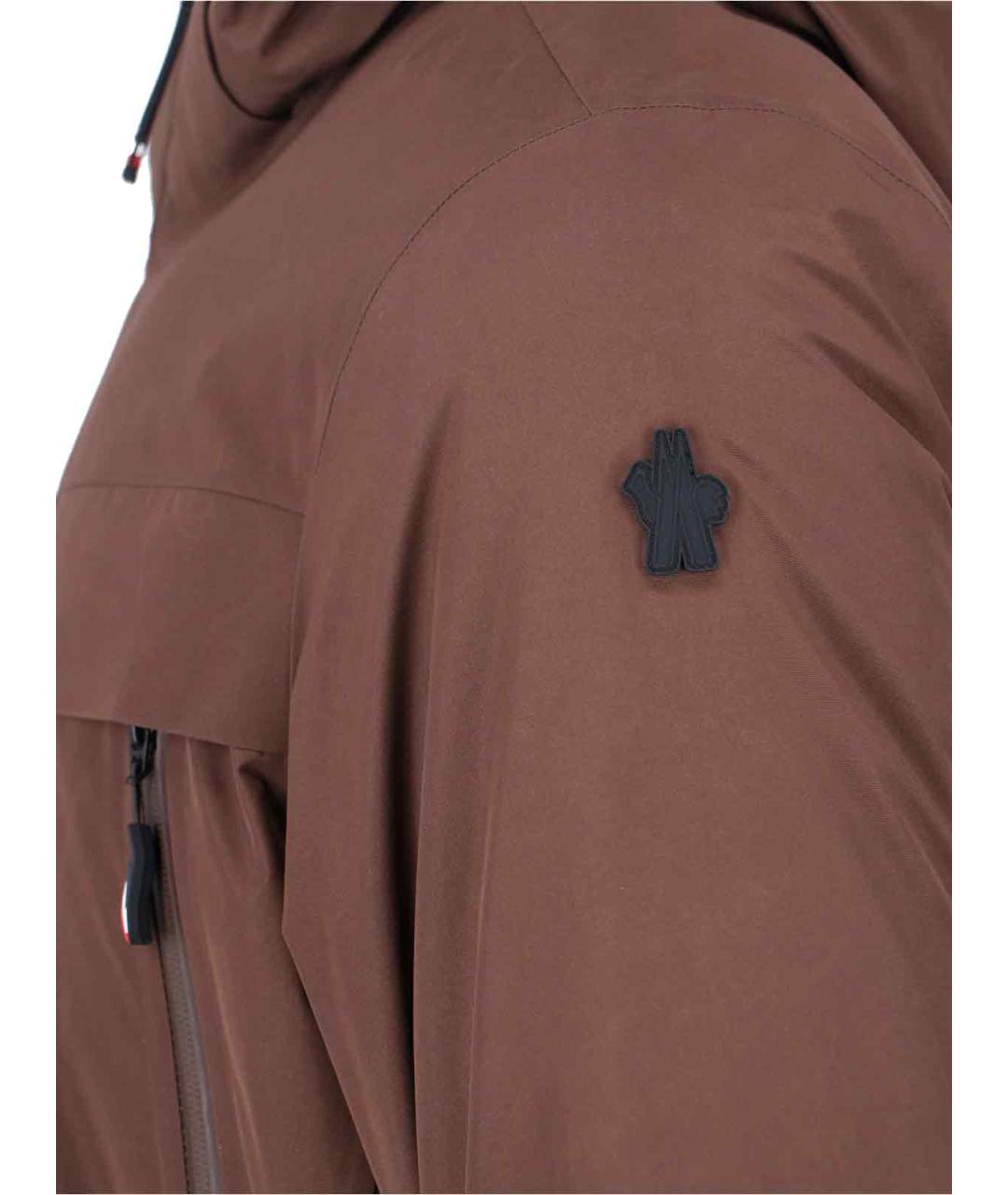 MONCLER GRENOBLE Коричневая куртка, фото 3