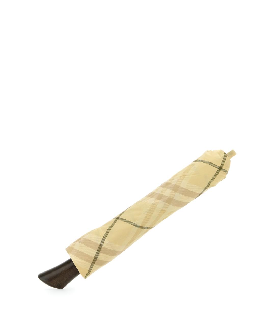 BURBERRY Бежевый зонт, фото 2