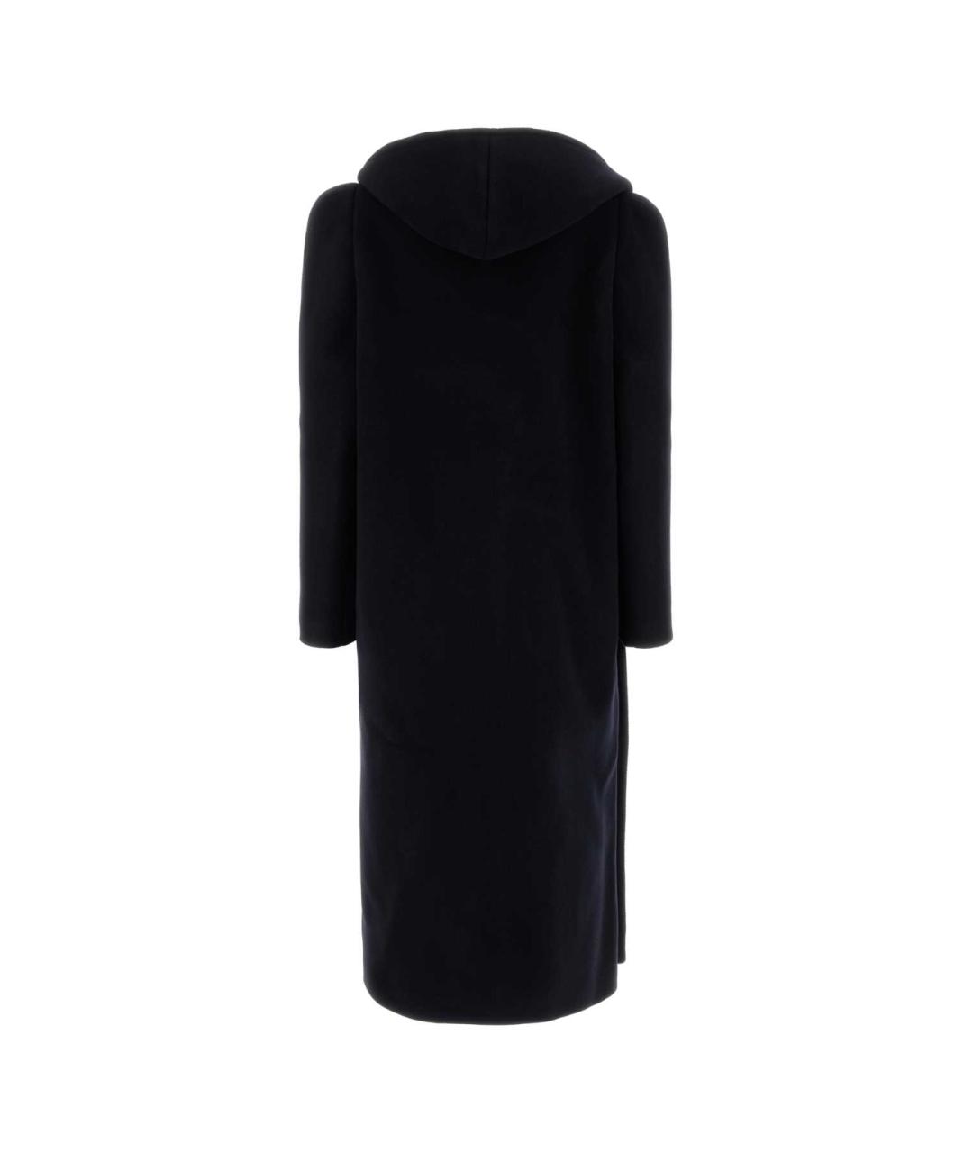 ALAIA Темно-синее шерстяное пальто, фото 2