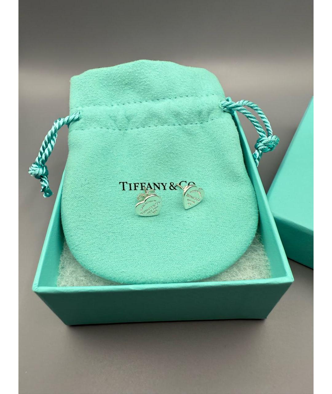 TIFFANY&CO Серебряные серебряные серьги, фото 3