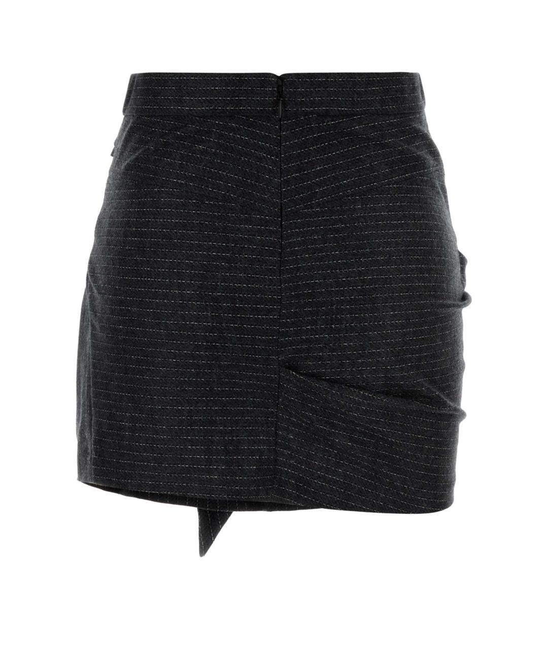 ISABEL MARANT Мульти шерстяная юбка мини, фото 2