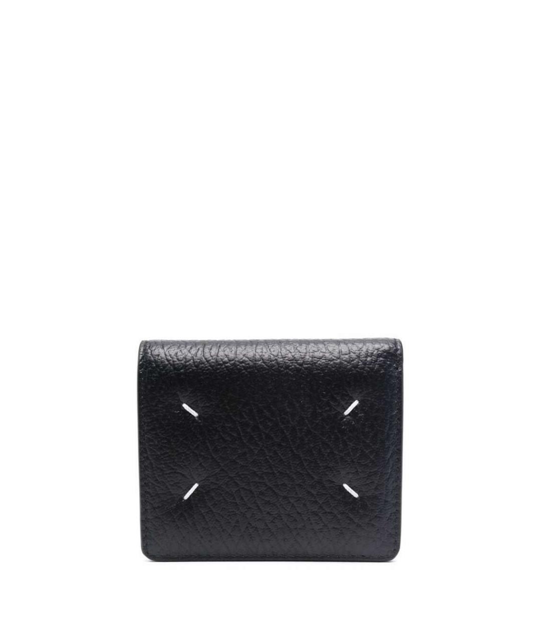 MAISON MARGIELA Черный кожаный кошелек, фото 1