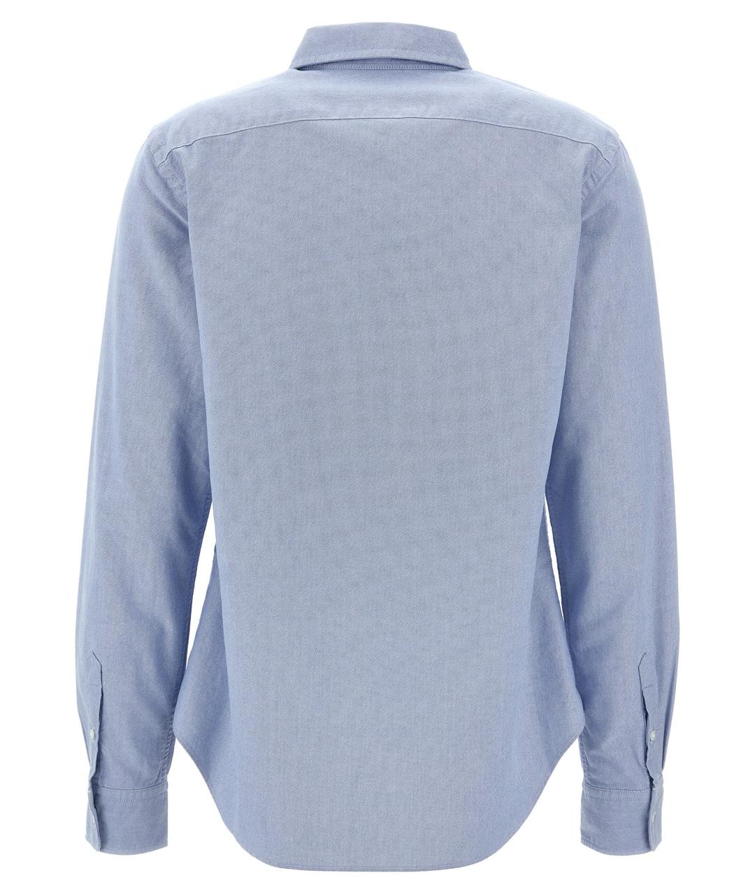 POLO RALPH LAUREN Голубая хлопковая рубашка, фото 2