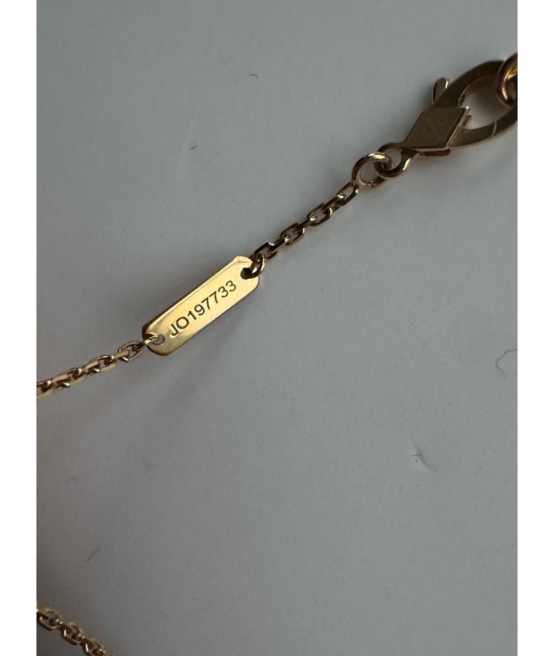 VAN CLEEF & ARPELS Зеленые колье из желтого золота, фото 4