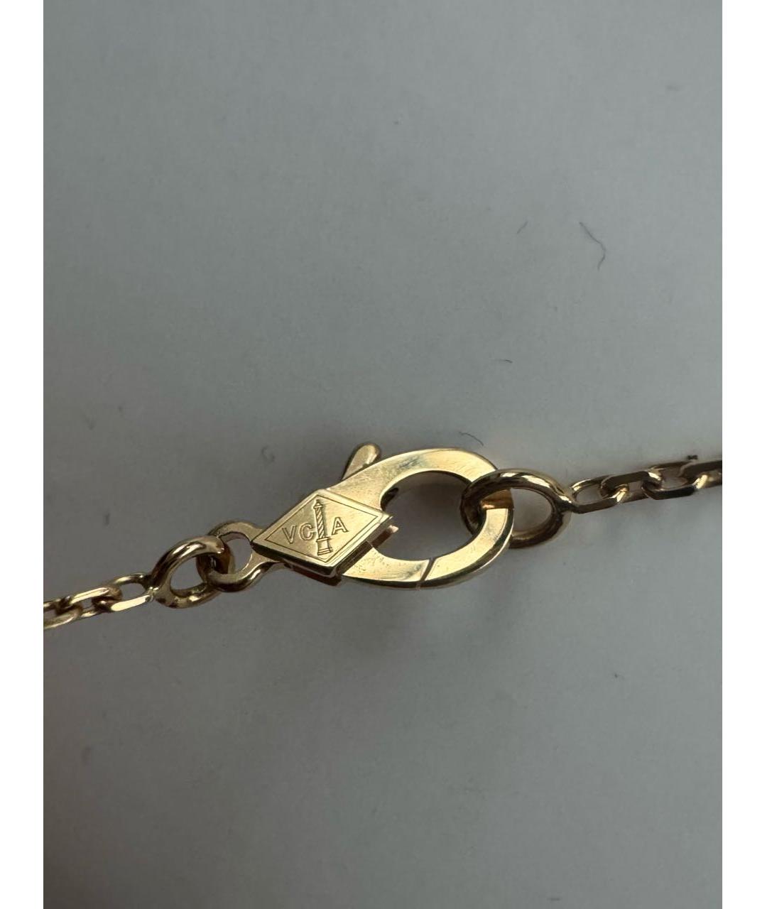 VAN CLEEF & ARPELS Зеленые колье из желтого золота, фото 6